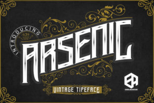 Arsenic: A Vintage Display Font for Creative Crafters