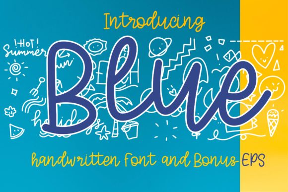 Blue: A Display Font That Elevates Branding with Timeless Elegance