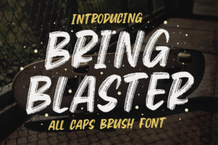 Bring Blaster: A Playful Display Font for Editorial Design