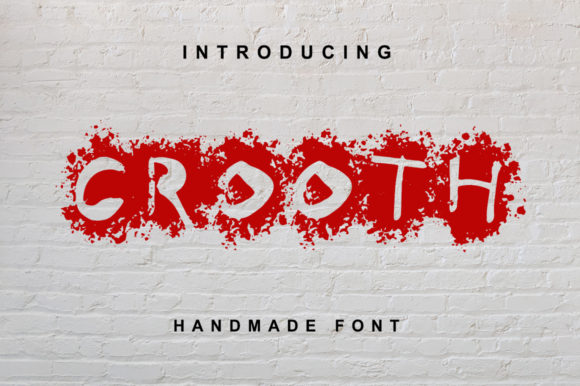 Crooth: A Standout Display Font for Creative Projects