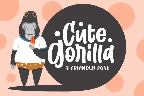 Cute Gorilla: A Handwritten Font for Editorial Magic