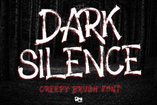 Dark Silence: A Bold Display Font for Dark, Moody Branding