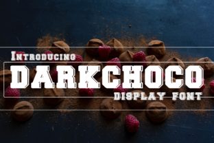 Darkchoco: The Ultimate Display Font for Dynamic Digital Campaigns