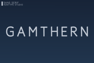 Discover the Magic of Gamthern: A Display Font for Creative Makers
