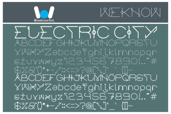 Electric City: A Display Font That Brings Creativity to Life