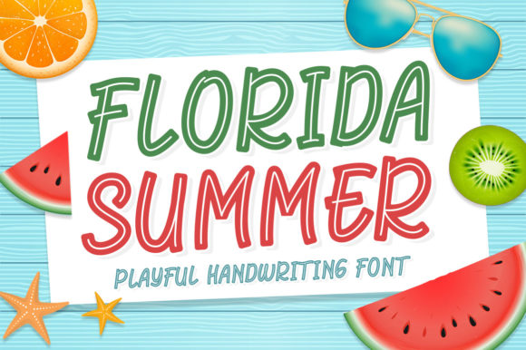 Florida Summer: A Playful Display Font for Vibrant Digital Campaigns