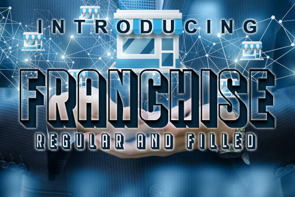 Franchise: A Retro Display Font for Bold Digital Branding