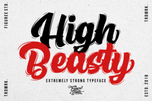 High Beasty: A Font That Brings Handmade Projects to Life