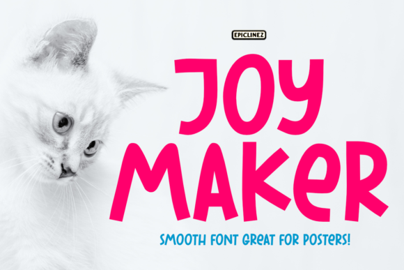 Joy Maker: A Font for Creative Expression and Editorial Design
