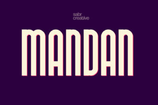 Mandan Font: A Clean Display Choice for Modern Design