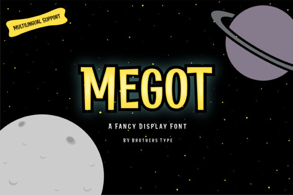 Megot: A Playful Display Font for Creative Web Design