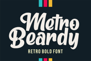 Metro Beardy: The Vintage Font That Elevates Your Brand