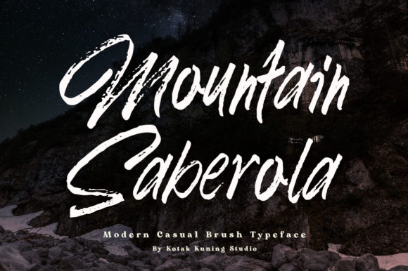 Mountain Saberola: A Unique Display Font for Creative Projects