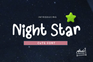 Night Star: A Friendly Display Font for Creative Web Design