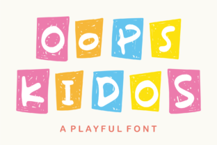 Oops Kidos: The Perfect Font for Creative Branding and Business Design