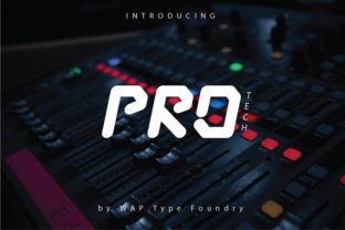 Pro Tech: A Futuristic Font for Bold Branding