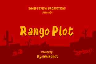 Rango Plot: A Bold Display Font for Creative Makers