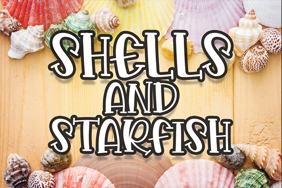 Shells and Starfish: A Friendly Display Font for Modern Web Design
