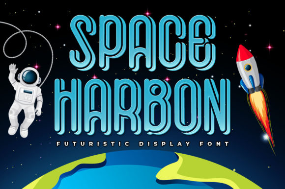Space Harbon: A Futuristic Font for Creative Makers