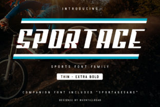 Sportage: A Bold Display Font for Web Design and Branding