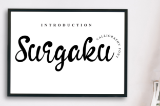 Surgaku: A Friendly Display Font for Creative Editorial Design